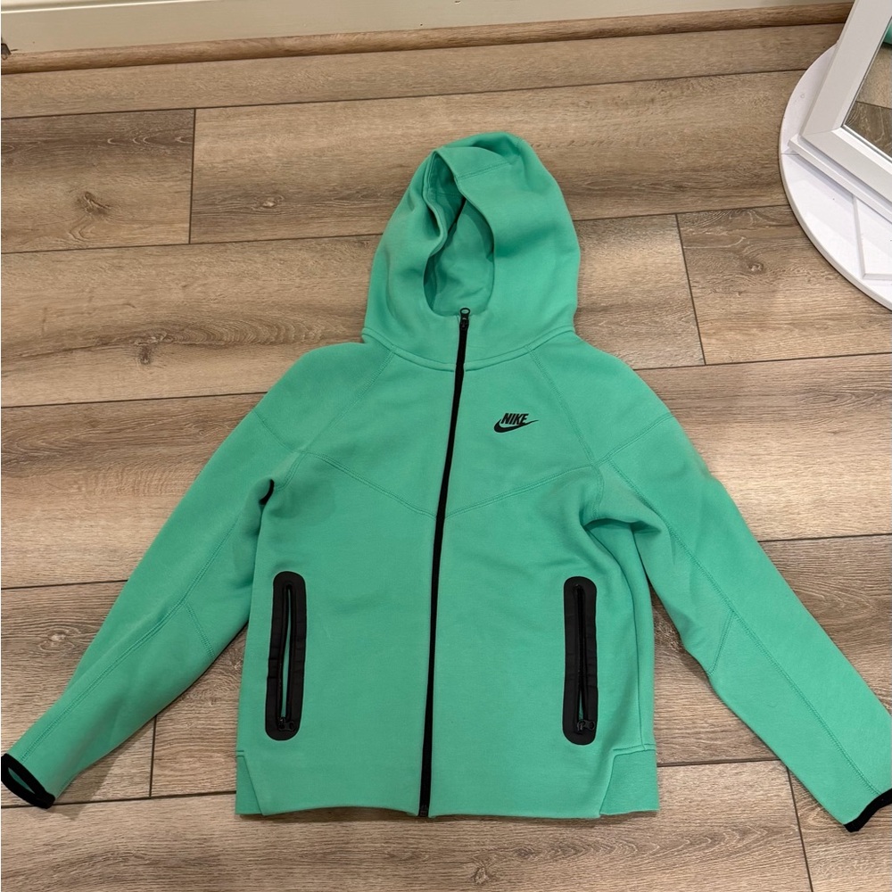 Nike Kids Mint Green Zip-Up sweater